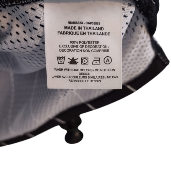 Nike Air Jordan Essentials All Over Printed Jersey Black White Pinstripe - Picture 10 of 14